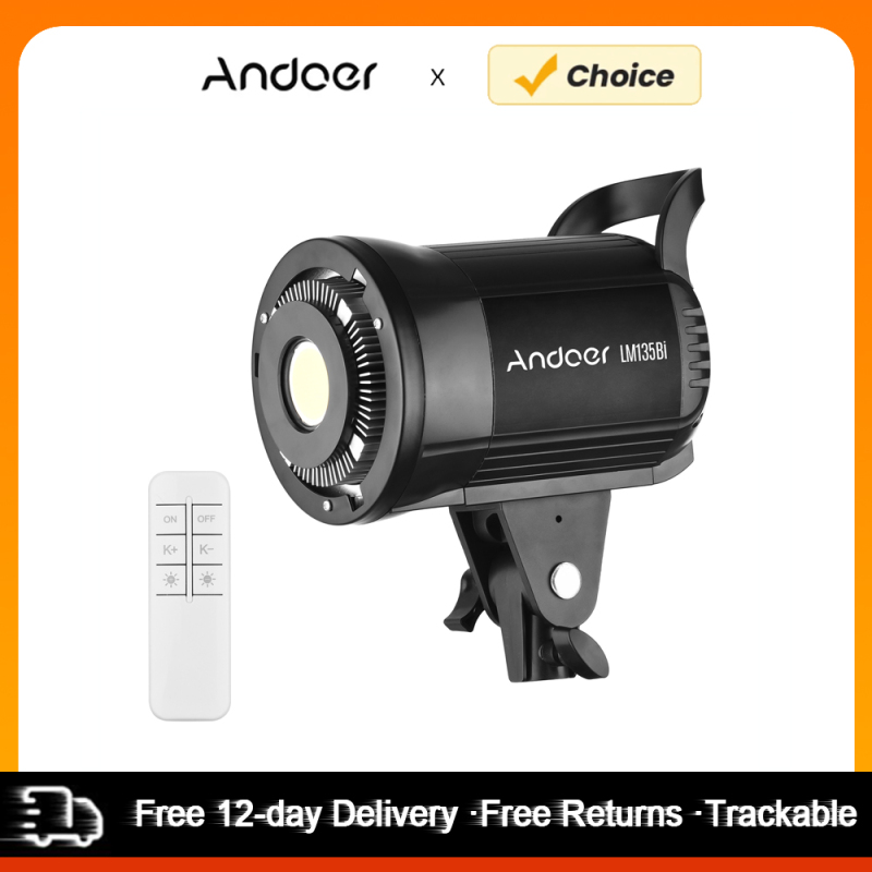 Strobe Light Studio - Andoer LM135Bi Luz de relleno LED