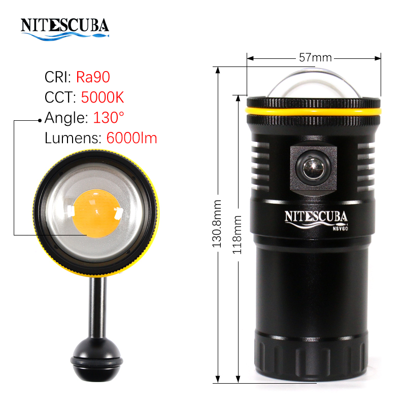 Luz de Video LED para Buceo Ni - Strobe Light Studio reseña y precio