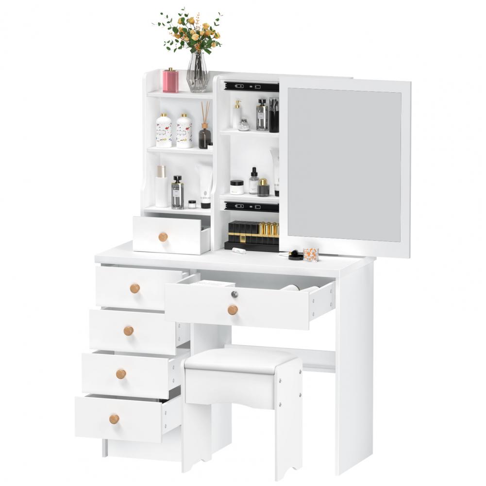 Tocador de maquillaje, escrito - Photography Desk reseña y precio