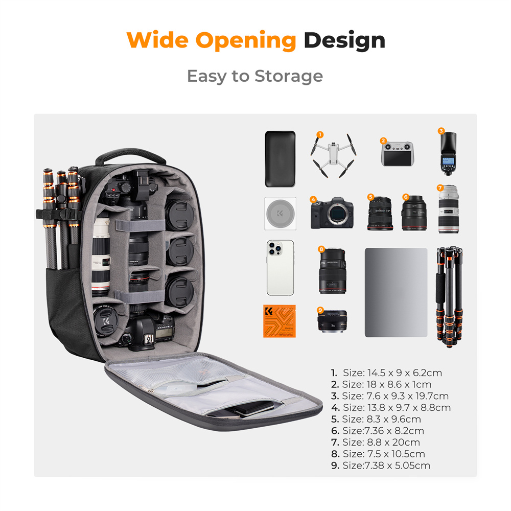 K&F CONCEPT: mochila de gran c - Camera Rain Cover reseña y precio