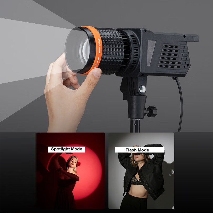 Lámpara LED de 40W, foco de lu - Strobe Light Studio reseña y precio